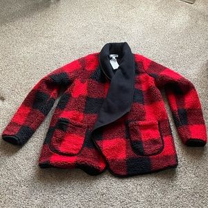 Somona plaid sweater cardigan